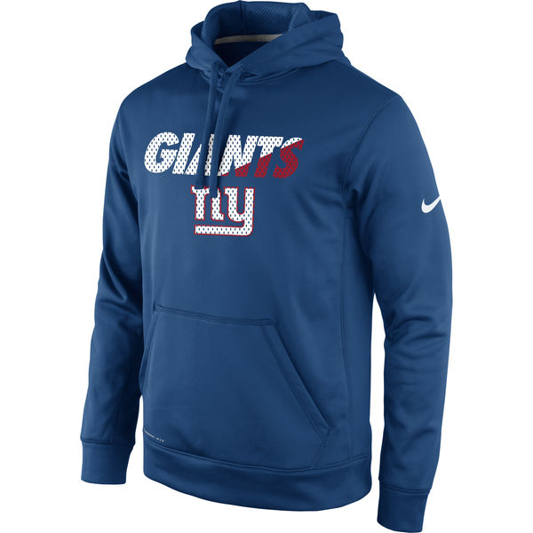 Men New York Giants Nike Kick Off Staff Performance Pullover Hoodie Royal->miami dolphins->NFL Jersey
